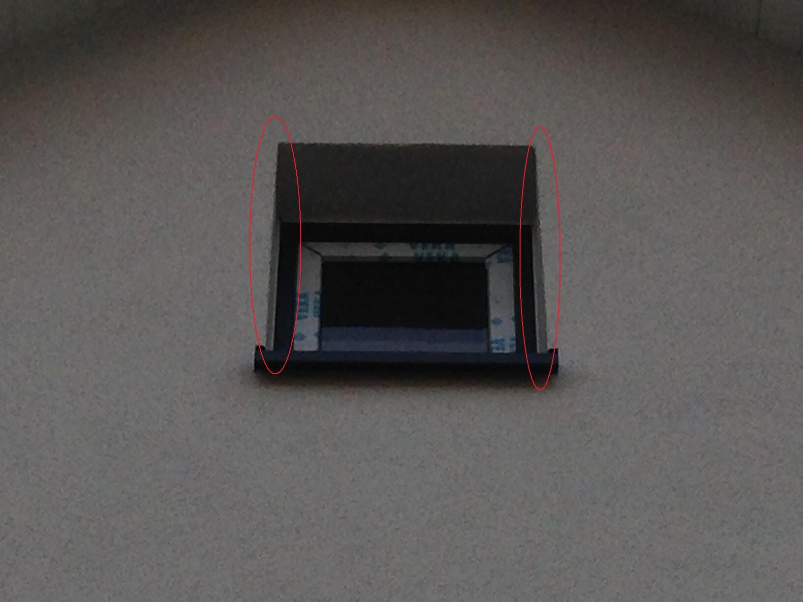 Small wall opening with window frame and construction foil on the interior