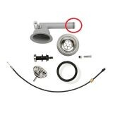 Set Sanitary installation accessories with drain cover, gasket, clamp, and hose