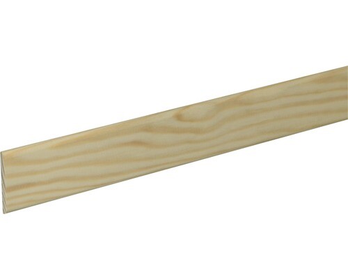 Light natural wood molding with visible grain, ideal for interior finishing