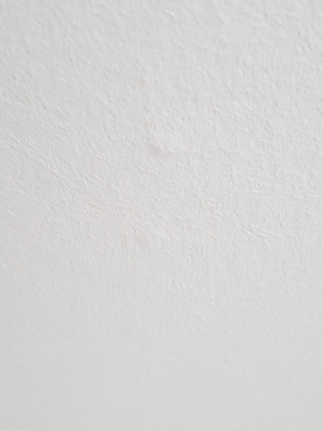 White wall with slight texture, no object visible.