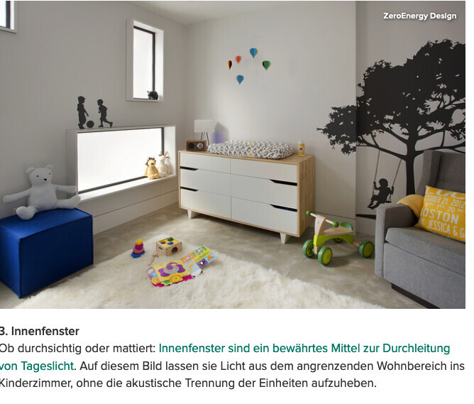 Bright children’s room with white dresser, toys, stuffed animal, and balloon wall stickers.