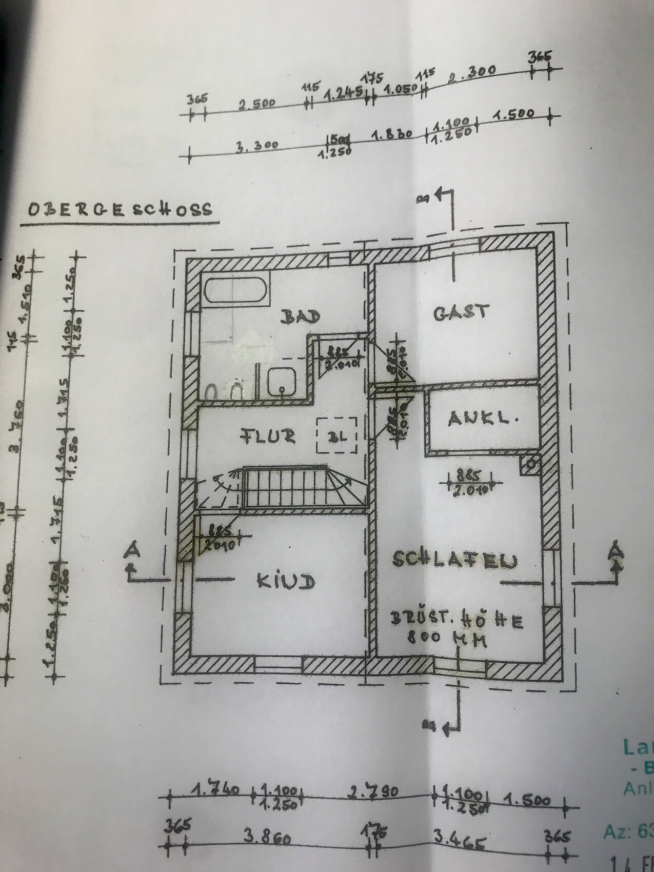 Upper floor plan: bathroom, guest room, dressing room, bedroom, children’s room, hallway.