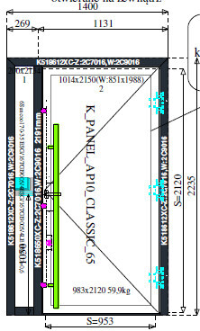 2D floor plan of a house with dimensions and labels