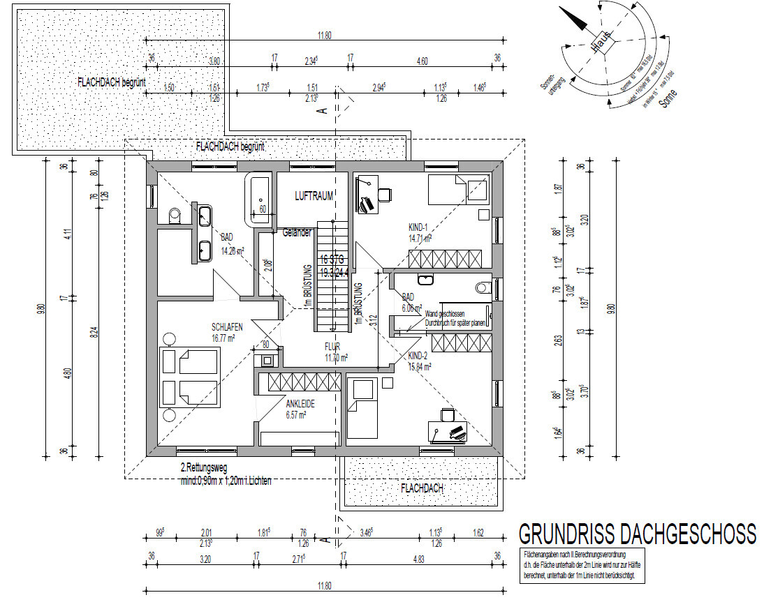 First floor plan: bedroom, walk-in closet, bathroom, hallway, two children’s rooms, and stairs.