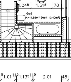 2D bathroom floor plan showing bathtub, toilet, and sink in the bathroom